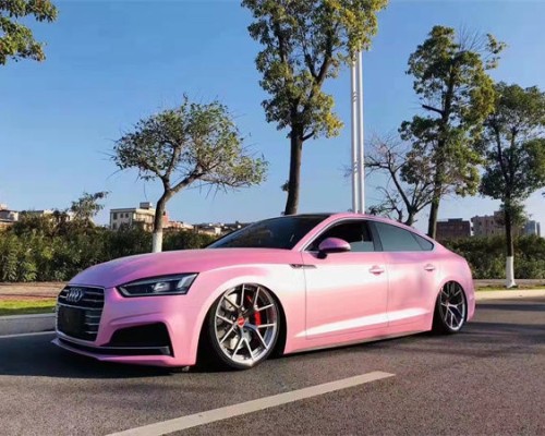 Pink Allure Audi A5 nullbar Appreciation of Low lying Cases